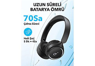 ANKER Soundcore H30i Kulak Üstü Bluetooth Kulak Üstü Kulaklık Siyah_1