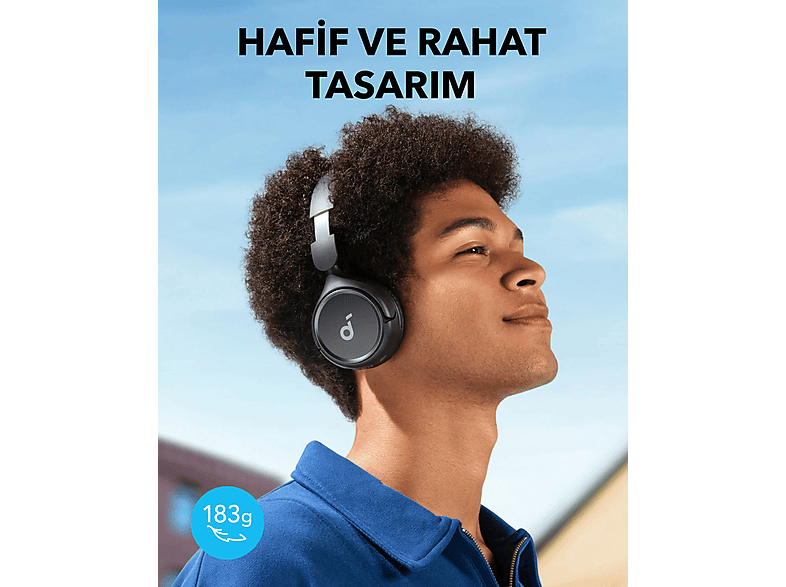 ANKER Soundcore H30i Kulak Üstü Bluetooth Kulak Üstü Kulaklık Siyah_3