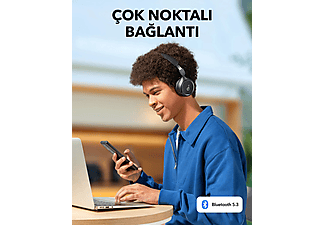 ANKER Soundcore H30i Kulak Üstü Bluetooth Kulak Üstü Kulaklık Siyah_4