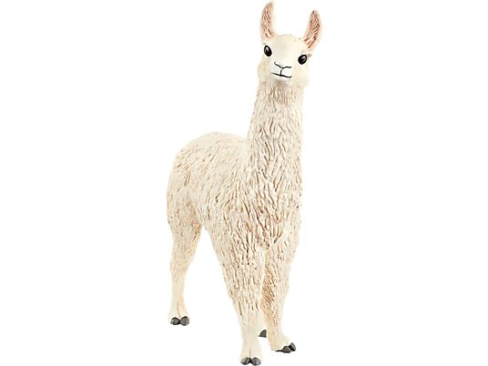 SCHLEICH Farm World: Lama - Spielfigur (Weiss/Schwarz)