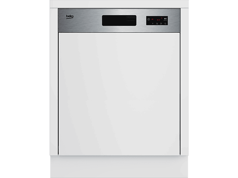 BEKO BDSN15430X Geschirrspüler (teilintegrierbar, 598 mm breit, 48 dB (A), D)
