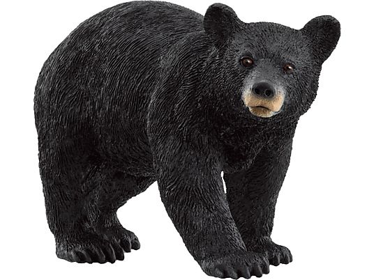 SCHLEICH Wild Life: Amerikanischer Schwarzbär - Spielfigur (Schwarz)