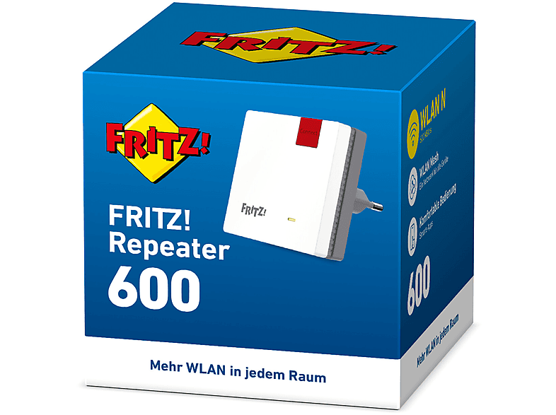 AVM FRITZ!Repeater 600 WLAN Mesh; WLAN Mesh Repeater — Foto 2 von 4