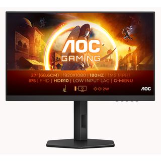 AOC 24G4X 23,8 Zoll Full-HD Gaming Monitor (1 ms Reaktionszeit, 180 Hz)