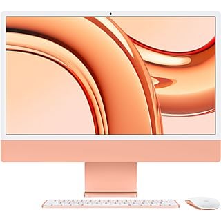 Apple iMac (2023) Z19SBASE, 24" Retina 4.5K, Chip M3, CPU de 8 núcleos, GPU de 10 núcleos, 16GB de RAM, 2TB de SSD, Naranja