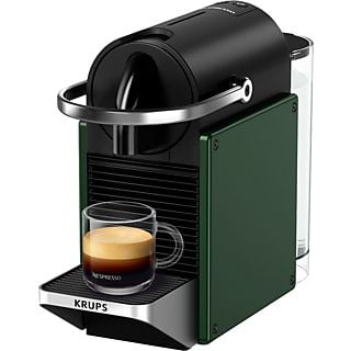 KRUPS XN3063CH Pixie Redesign - Nespresso® Kaffeemaschine (Dunkelgrün)