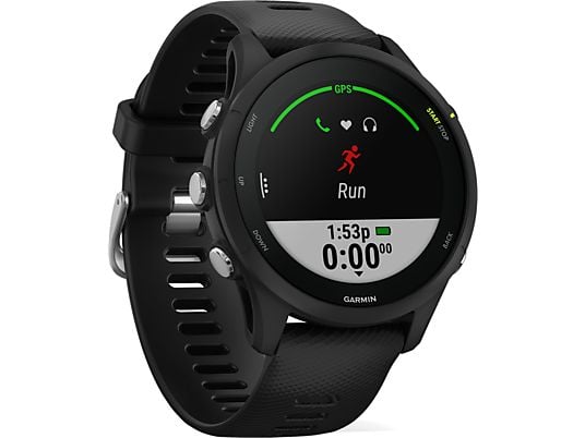 GARMIN Forerunner 255 Music - Running watch con GPS (130 - 205 mm, Silicone, Nero)