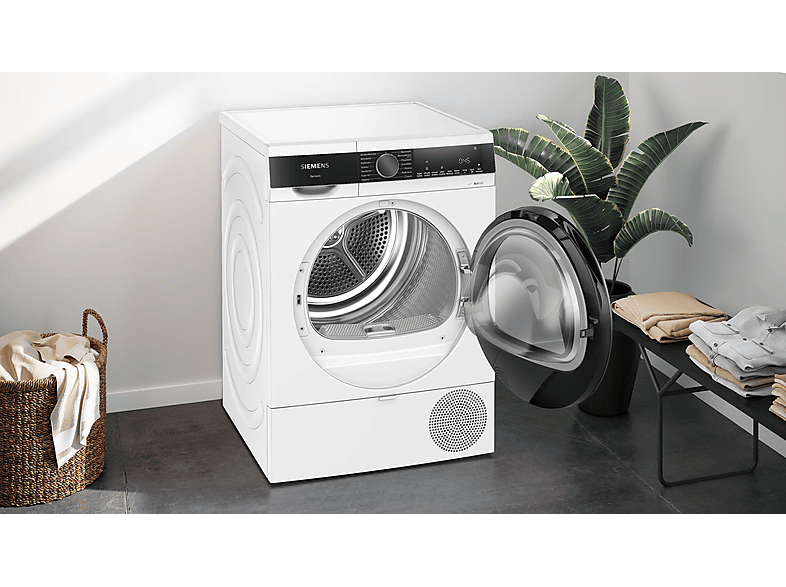 SIEMENS WQ33G2D40 Wärmepumpentrockner iQ500 (8,0 kg, weiß)