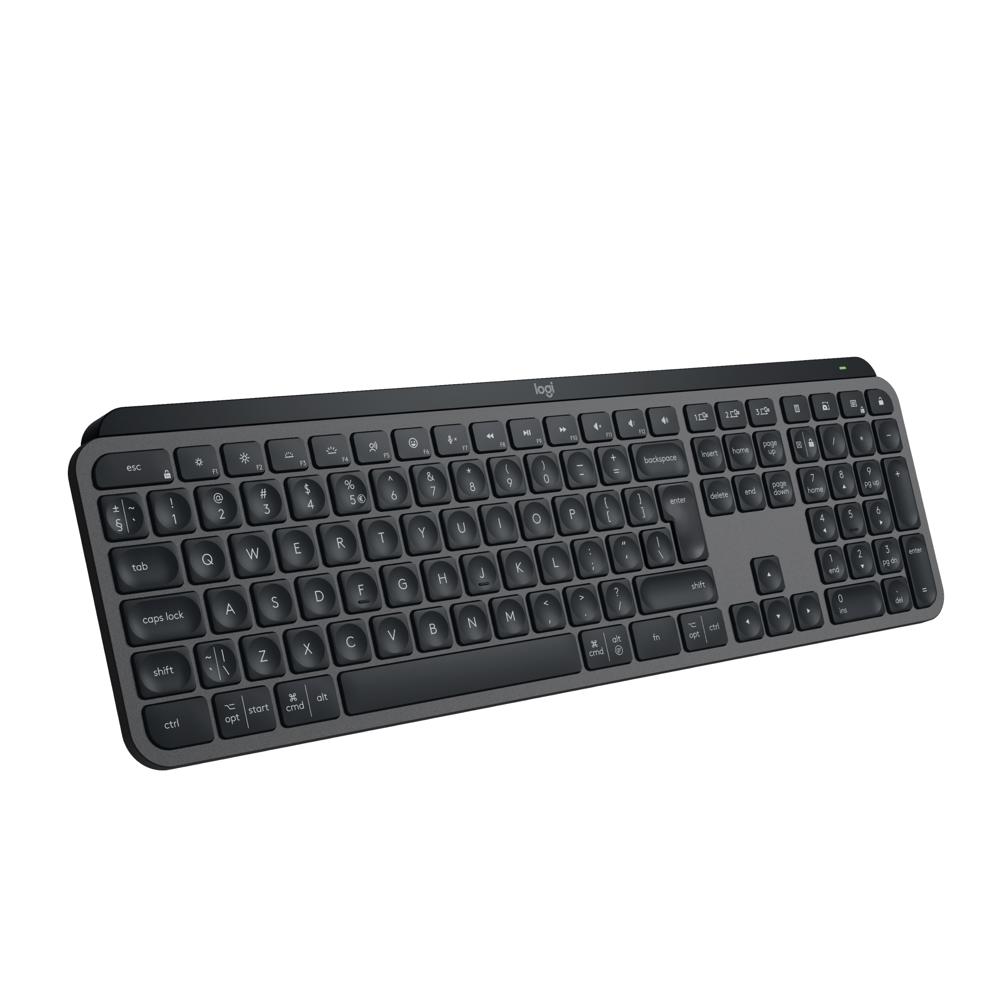 LOGITECH MX Keys S Gelişmiş Kablosuz Klavye (Türkçe Tuş Dizimi) Siyah