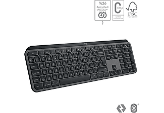 LOGITECH MX Keys S Gelişmiş Kablosuz Klavye (Türkçe Tuş Dizimi) Siyah_1