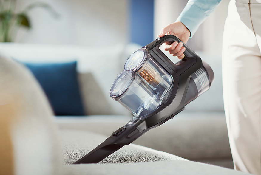 PHILIPS XC8347/01 8000 SpeedPro Max AquaPlus Vezeték nélküli porszívó és felmosó, fekete, 25,2 
