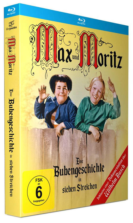 DVD-Box-Set mit Zeichentrickfiguren auf gelbem Hintergrund.