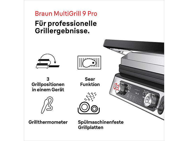 BRAUN Multigrill 9 Pro CG 9160 Kontaktgrill