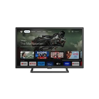 TV DLED 24" - Peaq PTV 24GH-5024C, HD-ready, Google TV, Dolby Audio, HDR10, Triple Tunner, Negro