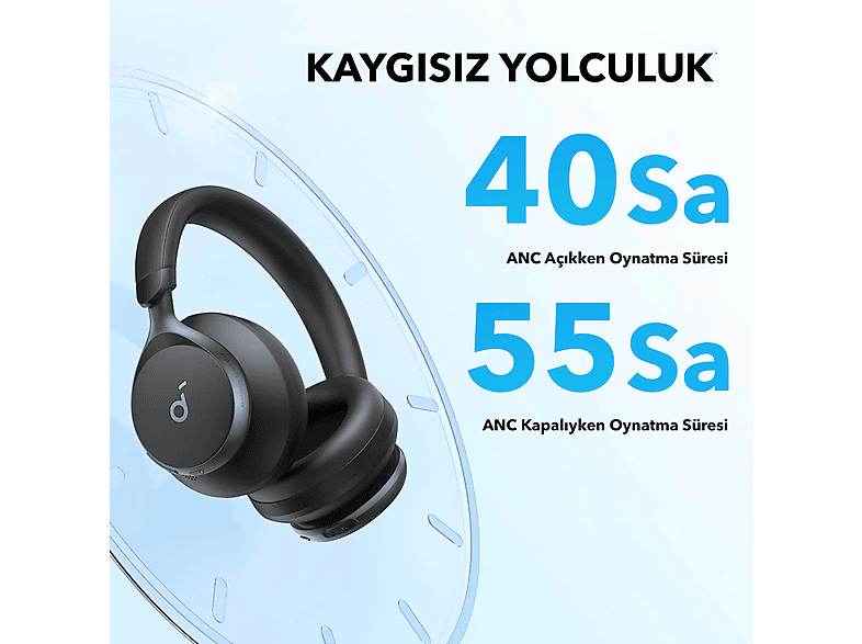ANKER Space One Bluetooth Kulak Üstü Kulaklık Siyah Fiyat