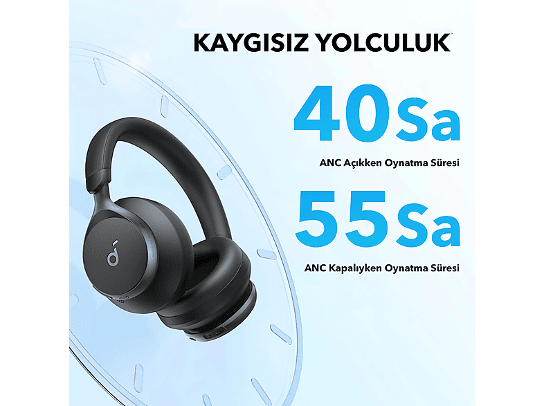 ANKER Space One Bluetooth Kulak Üstü Kulaklık Siyah_1