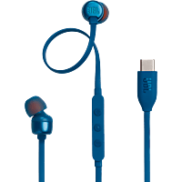 MediaMarkt JBL Tune 310C USB-C Oordopjes Blauw aanbieding