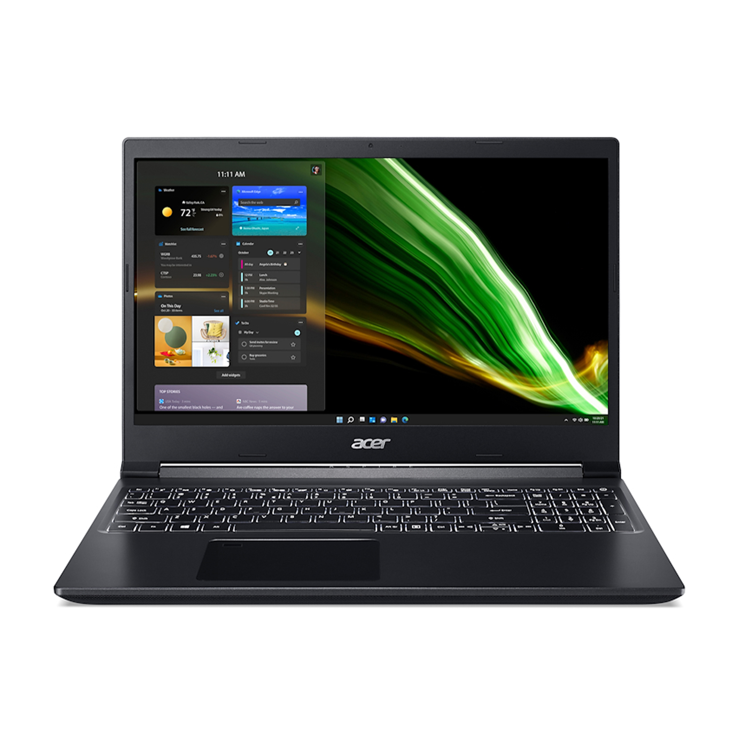 Acer Aspire 7 A715-42G-R25X, 15,6 pollici, processore AMD Ryzen 5 5500U, Nvidia GeForce GTX 1650, 8 GB, 512 GB Ssd, Black