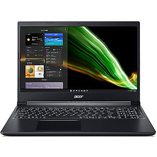 ACER Aspire 7 A715-42G-R25X, 15,6 pollici, processore AMD Ryzen 5 5500U, NVIDIA GeForce GTX 1650, 8 GB, 512 GB SSD, Black