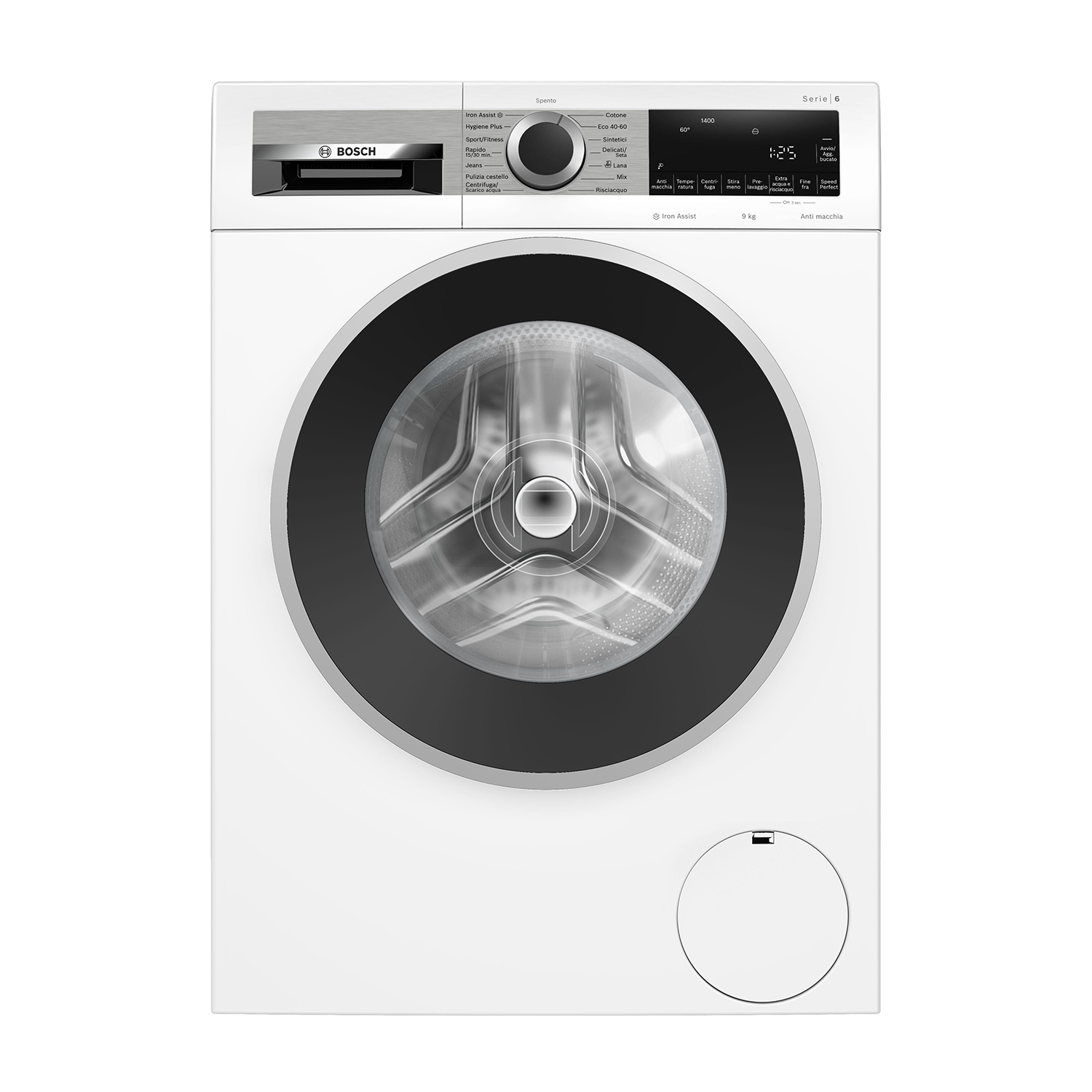 Bosch Wgg244Z1Ii Lavatrice, Caricamento frontale, 9 kg, 59 cm, Classe A
