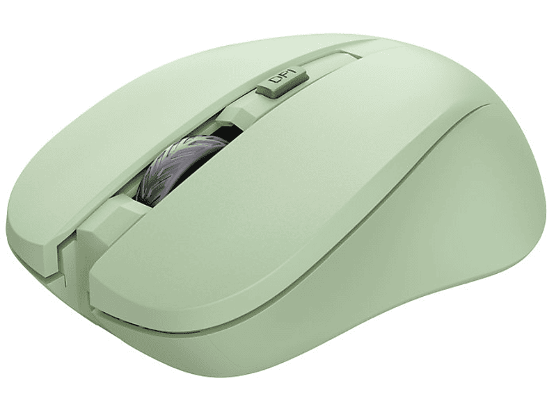 Trust Mysz bezprzewodowa Mydo Silent Eco zielona – zdjęcie 3