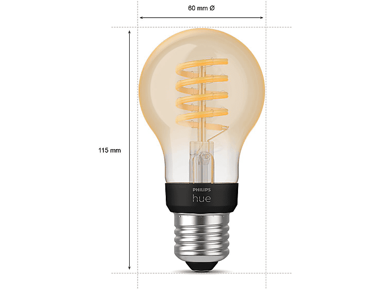 Thumbnail - PHILIPS Hue White Ambiance E27 Einzelpack LED Lampe Warmweiß