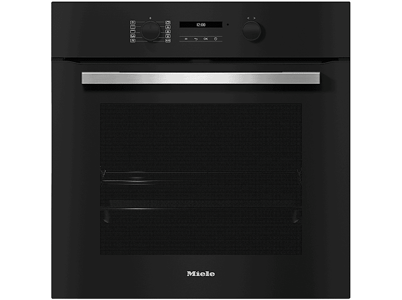 MIELE H 2766-1 B 125Y FORNO INCASSO Capacità 76 l, dimensoni: L 59,5 cm - A 59,6 P 56,8 cm, Black line, classe A+