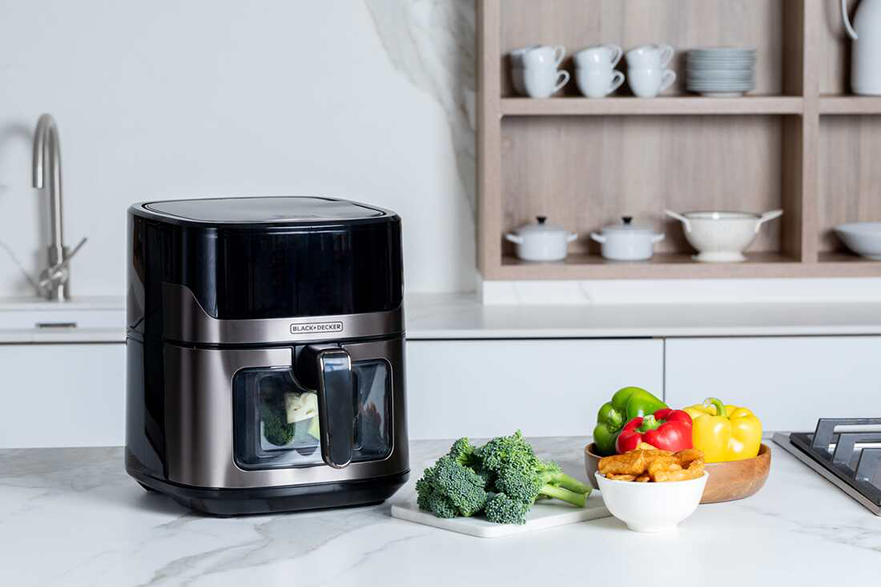 BLACK+DECKER BXAF6500E Forrólevegős sütő