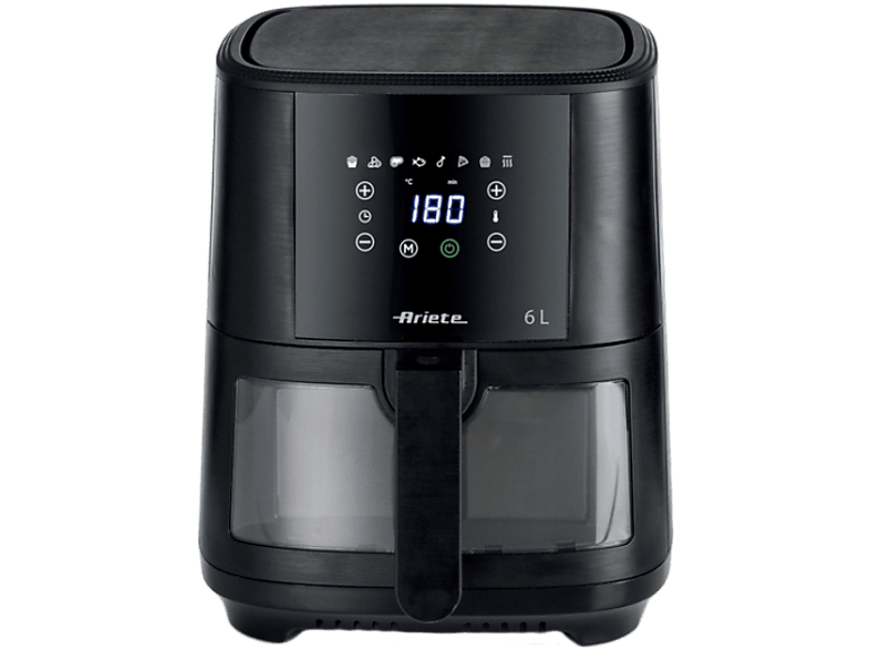 ARIETE 4626 Air Fryer forrólevegős sütő, 6 liter, fekete