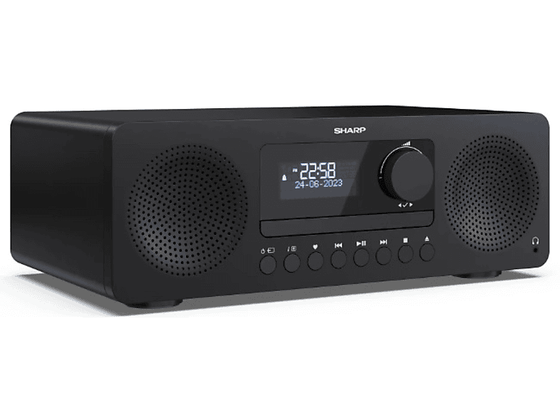 Wieża SHARP XL-B720D Czarny – zdjęcie 2