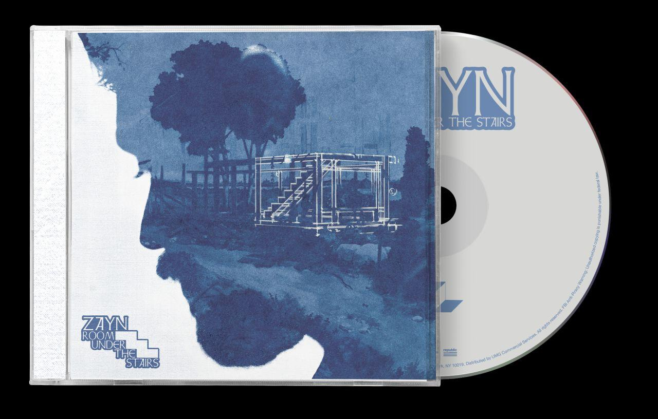 CD-Hülle mit Albumcover und CD auf schwarzem Hintergrund.