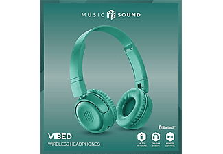 CELLULARLINE Music Sound Vibe Kablosuz Bluetooth Kulak Üstü Kulaklık Kırık Yeşil_3