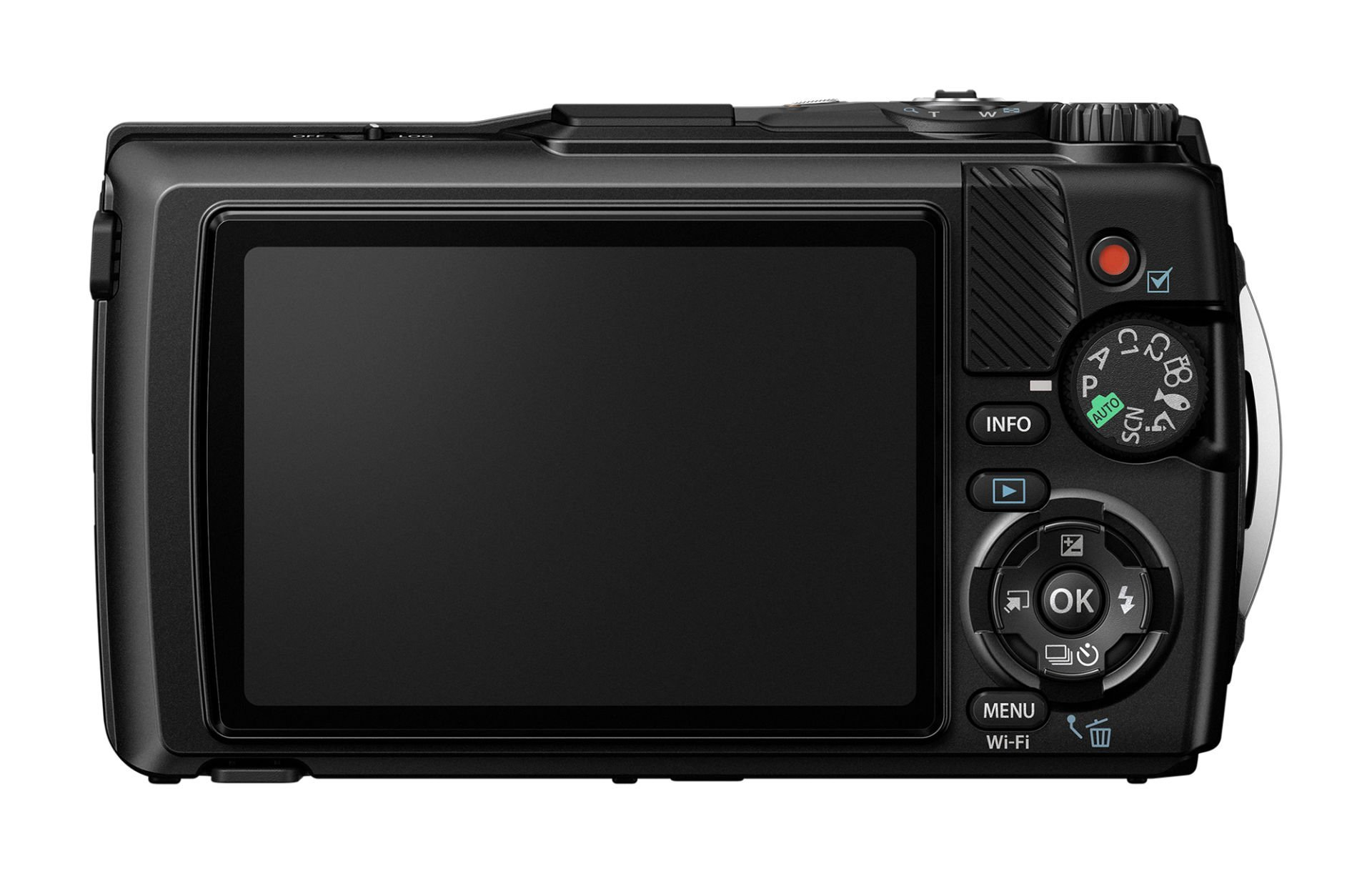 OM SYSTEM TG-7 Suya ve Darbeye Dayanıklı 4K Kompakt Fotoğraf Makinesi Si̇yah
