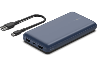 BELKIN 20000 mah 15 W USB A-C Taşınabilir Şarj Cihazı Mavi