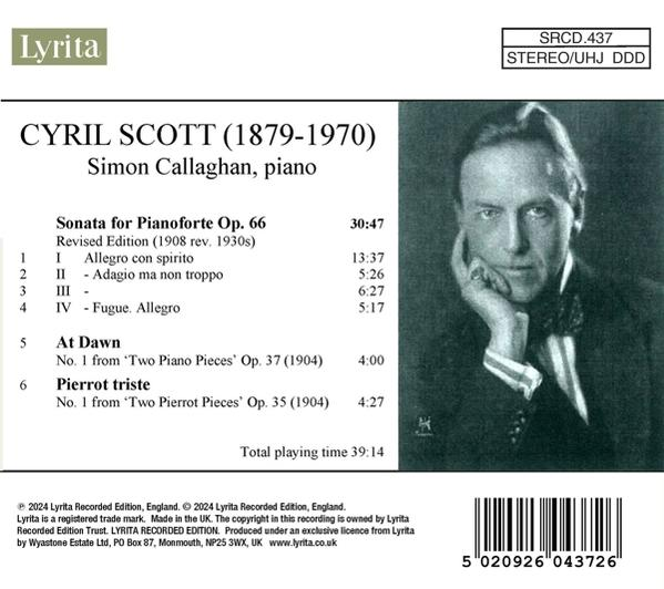 CD-Cover mit Porträt eines Mannes, Trackliste und Lyrita-Logo.