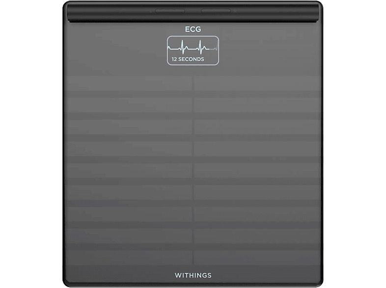 WITHINGS Body Scan okos egészségügyi állomás és mérleg, fekete (WBS08-Black-All-Inter)