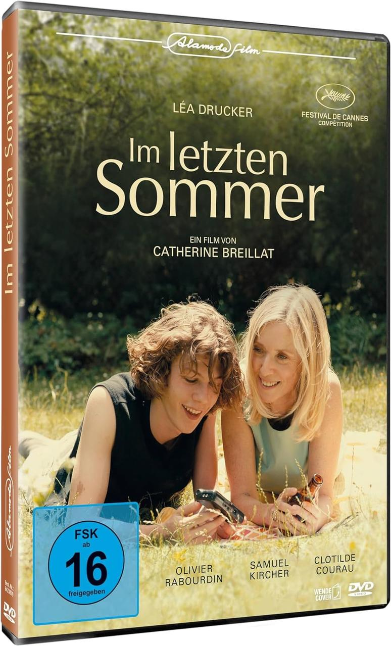 DVD-Hülle mit Filmplakat: zwei Frauen, Text, Gras.