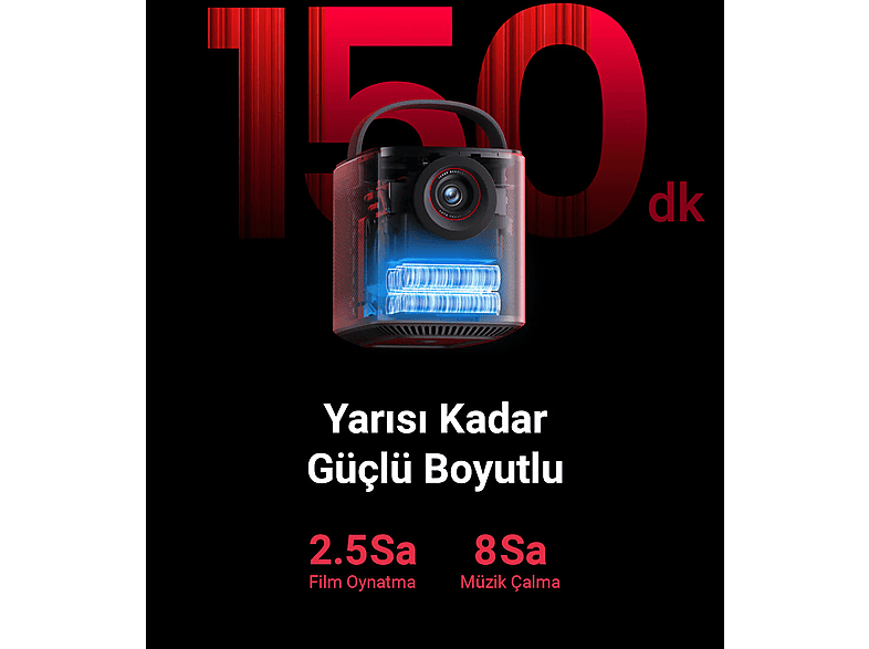 ANKER Nebula Mars 3 Air Akıllı Taşınabilir Wifi Kablosuz