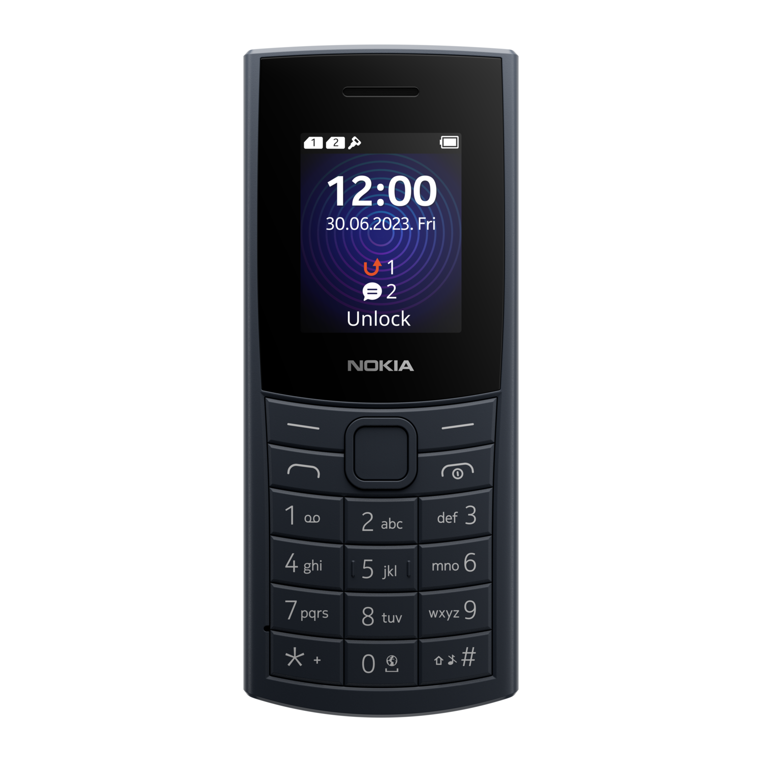 Nokia 110 4g - 128 Mb Blauw Met Lyca-simkaart