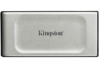 KINGSTON XS2000 hordozható SSD, 500GB, USB 3.2 Gen2x2 Type-C, 2000/2000 MB/s, ezüst (SXS2000/500G)