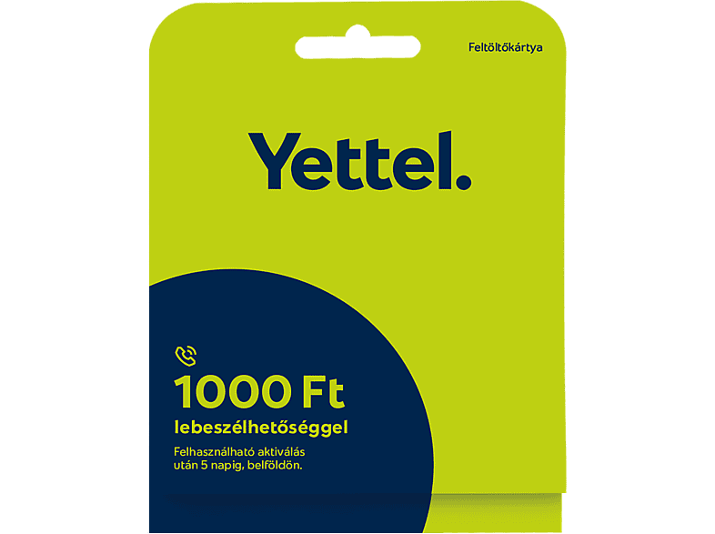 YETTEL Expressz​ hangjegy​ extra SIM kártya