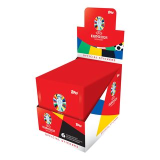 TOPPS UEFA EURO 2024 (100er Sticker Box) - Sammel-Aufkleber (Mehrfarbig)