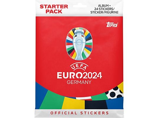 TOPPS UEFA EURO 2024 Starter Pack - Sammelalbum (Mehrfarbig)