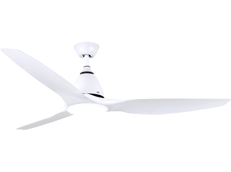 ok. OCF 132524 ES, 18 W, 6 velocidades, Mando a distancia, Blanco