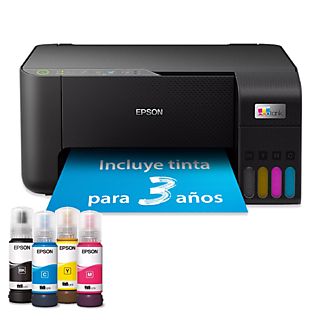 Impresora multifunción - Epson EcoTank ET-2865, Inyección de tinta, Con depósito de tinta, Negro