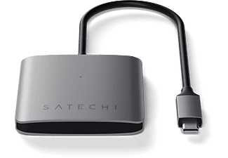 SATECHI USB Type-C 4 portos hub, 4x USB-C, 5 Gbps, asztroszürke (ST-UC4PHM)