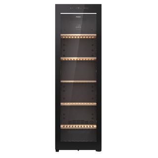 HAIER HWS247GEH1 60 SERIE 7 Weinklimaschrank (EEK E, Glas Schwarz)