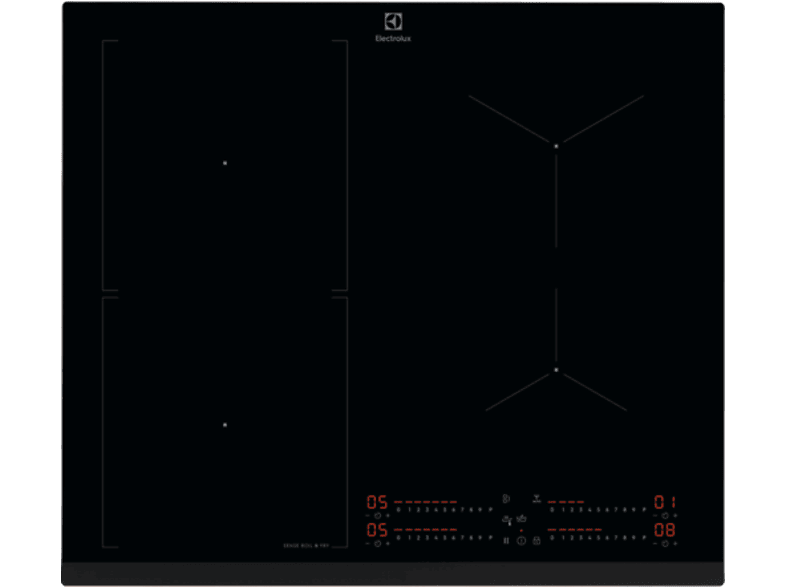 ELECTROLUX EIS67453 Beépíthető indukciós főzőlap 60 cm, SenseBoil&Fry, SlimFit