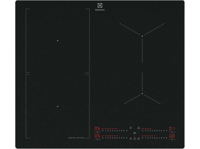 ELECTROLUX EIS62453IZ Beépíthető indukciós főzőlap, SenseBoil, SlimFit, karcálló, gyerekzár