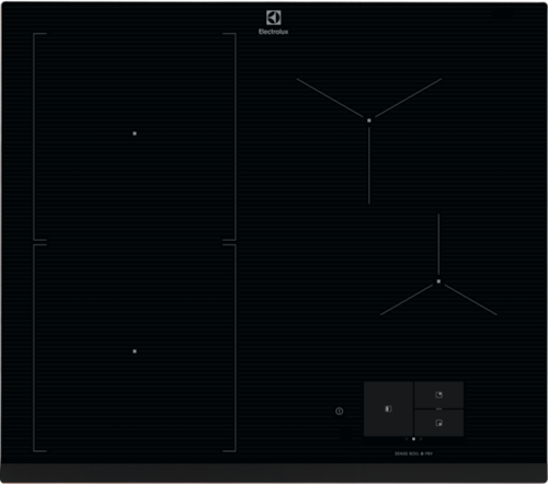 ELECTROLUX EIS67483 Beépíthető indukciós főzőlap, 60 cm, SenseBoil&Fry, SlimFit, Hob2Hood, Bridge, Booster, gyerekzár